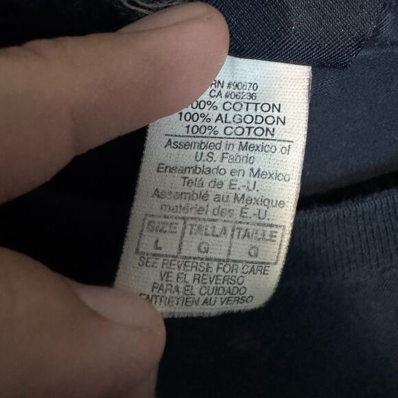 Vintage Penn State Shirt Mens Large Navy Blue College Football Y2K Lions Sports - Picture 5 of 11